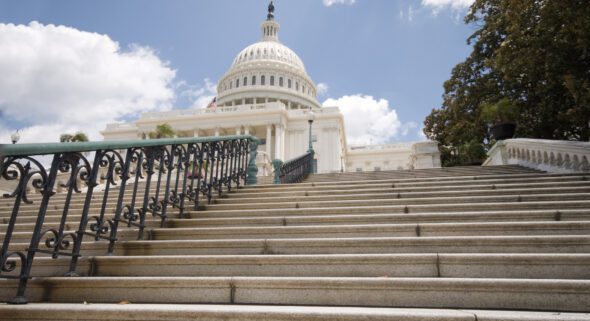 Steps Leading to US Capitol Building
