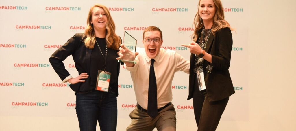 excited campaign tech award winners