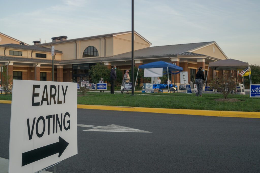 Early voting location in Virginia