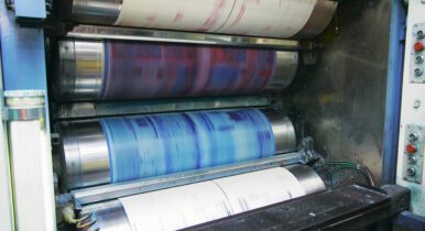 Commercial printing operation
