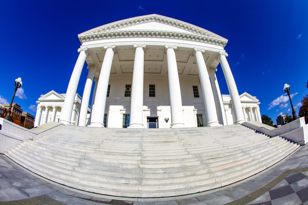 Virginia State Capitol in Richmond, Virginia